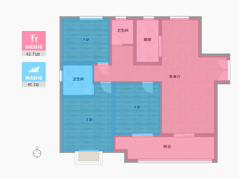 山东省-菏泽市-建邦中央公园-96.00-户型库-动静分区