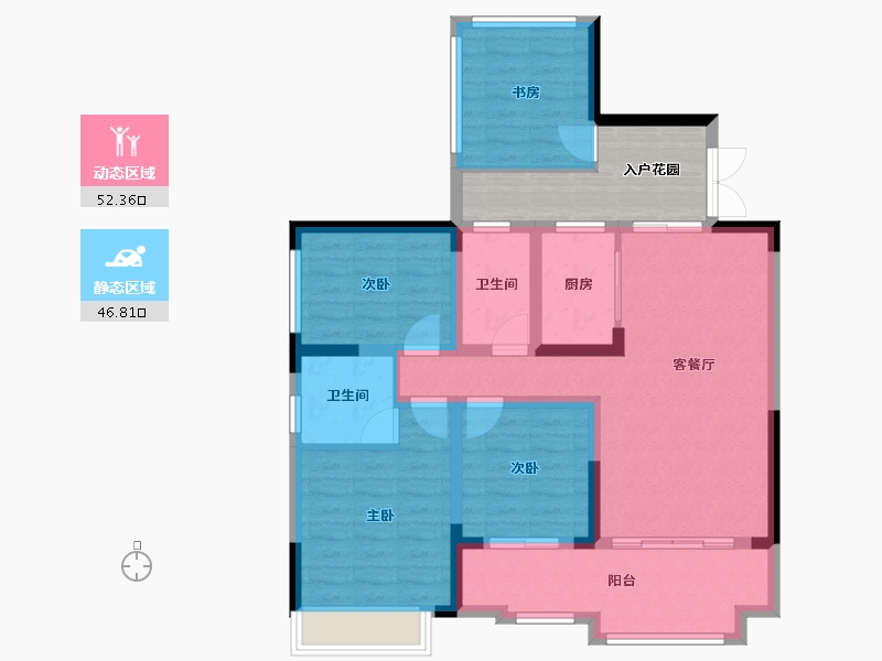 四川省-遂宁市-云辰国际-114.00-户型库-动静分区