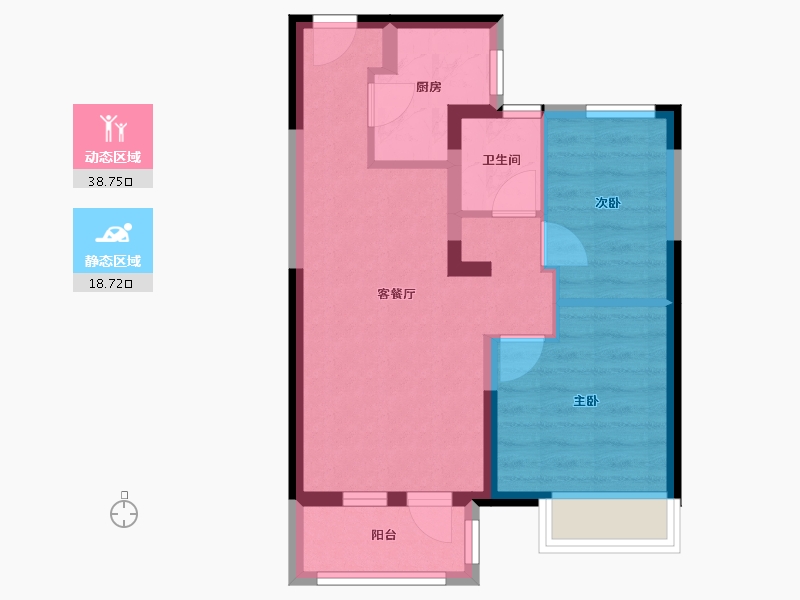 河北省-廊坊市-路劲阳光城-54.00-户型库-动静分区