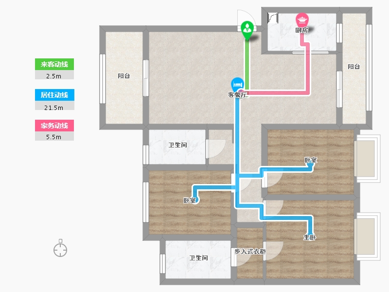 江西省-吉安市-祥和帝景-95.00-户型库-动静线