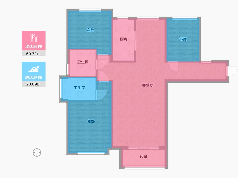 河北省-保定市-香邑溪谷二期上园-90.00-户型库-动静分区