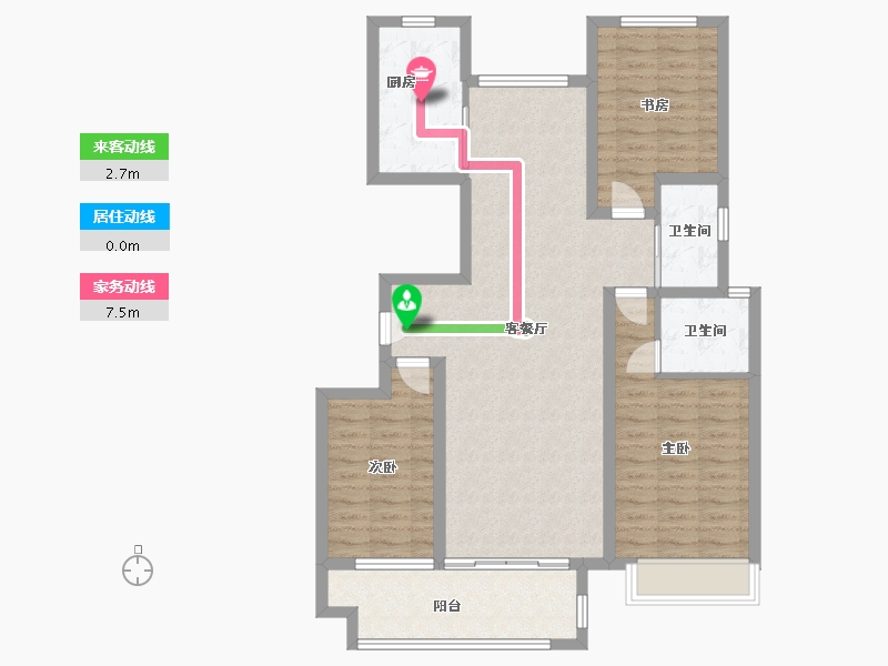 河南省-商丘市-兰亭公馆-100.00-户型库-动静线