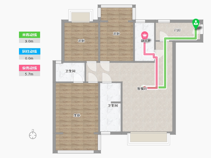 四川省-成都市-锦洲花园-9106.00-户型库-动静线