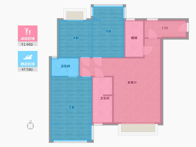 四川省-成都市-锦洲花园-9106.00-户型库-动静分区