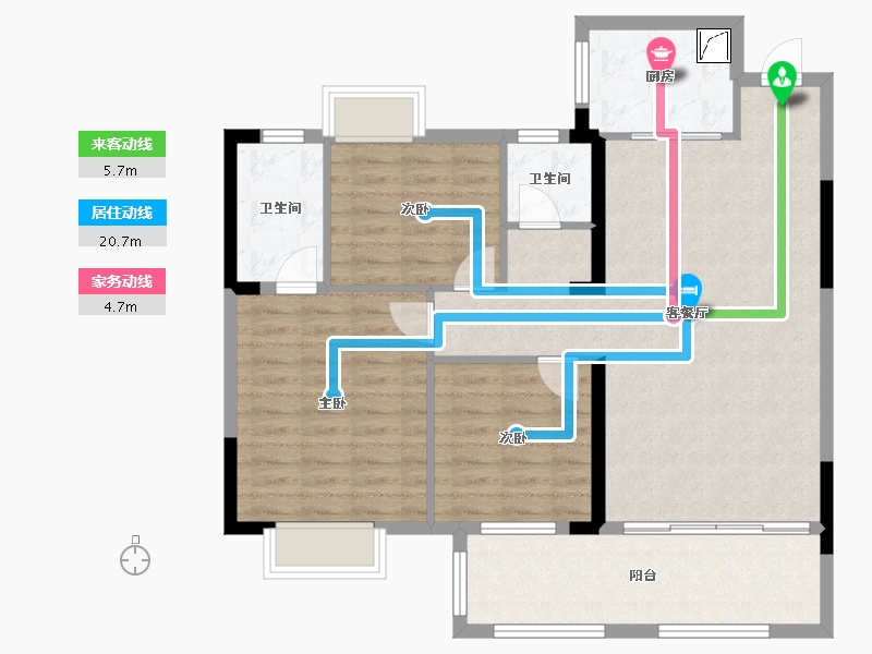 江西省-赣州市-天玺华府-96.00-户型库-动静线