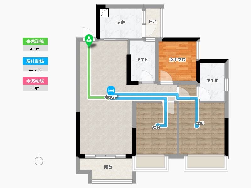 广东省-江门市-方圆月岛首府-78.36-户型库-动静线