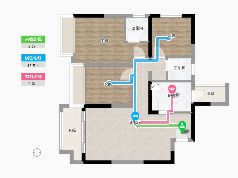 四川省-成都市-朗悦府-77.00-户型库-动静线