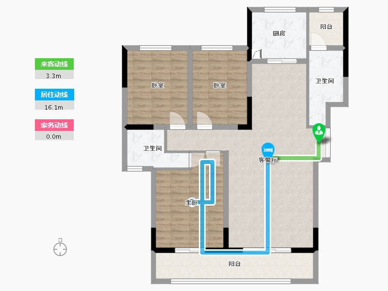 河南省-洛阳市-立业华府-109.93-户型库-动静线