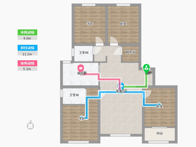 山东省-潍坊市-兰溪学府-100.00-户型库-动静线