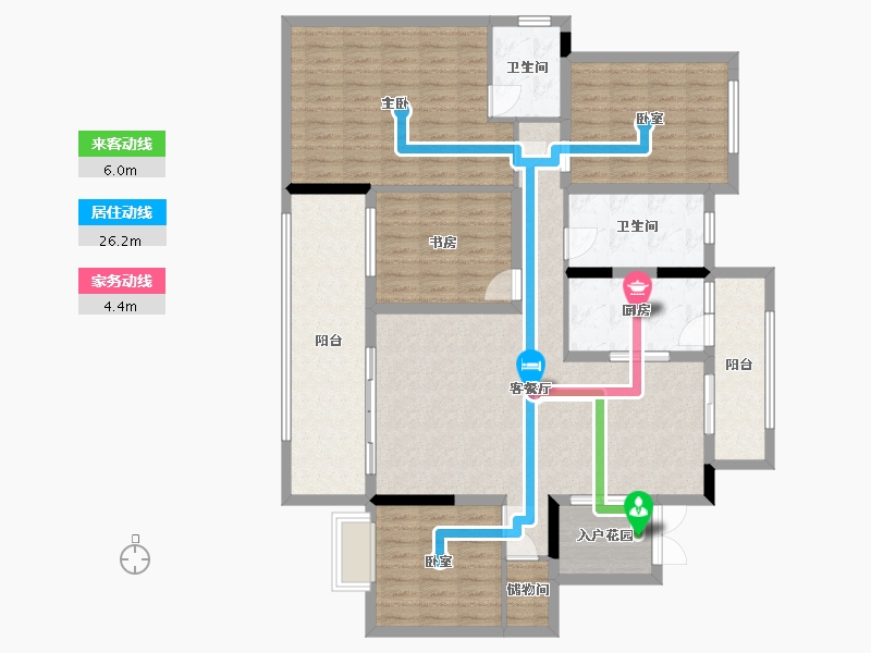 四川省-眉山市-观池观天府-130.00-户型库-动静线