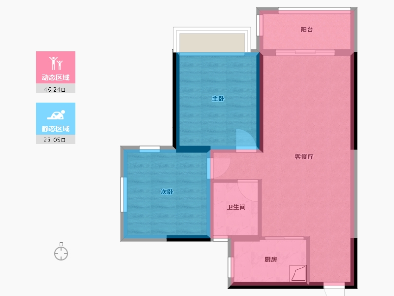 广东省-汕头市-铂悦府-79.00-户型库-动静分区