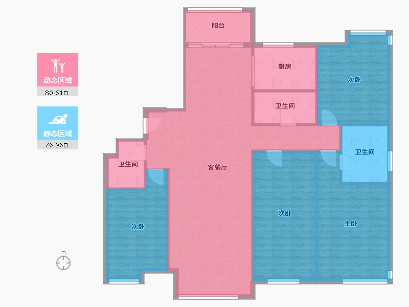 山东省-青岛市-时代国际中心-136.00-户型库-动静分区