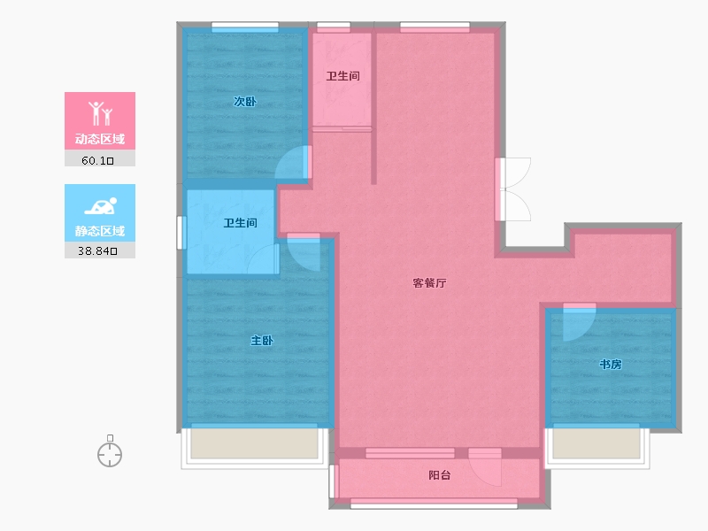 吉林省-松原市-新华府-98.00-户型库-动静分区