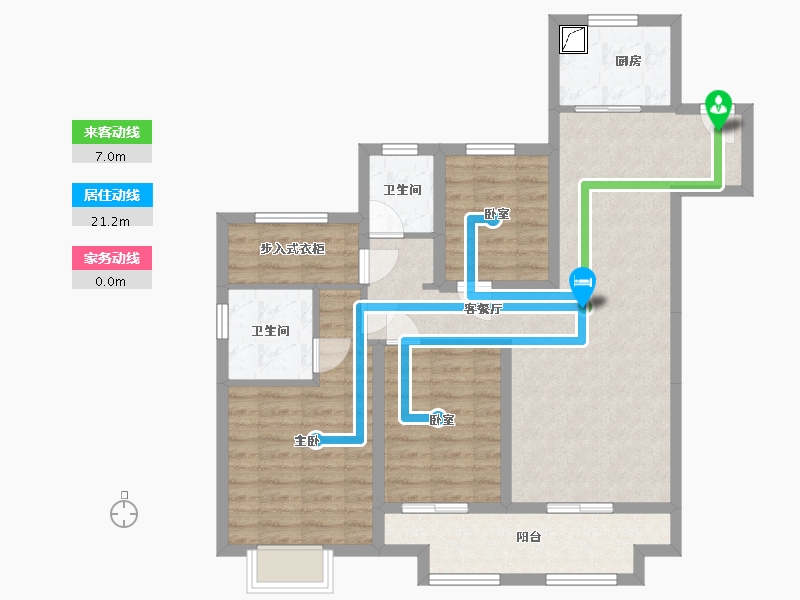 浙江省-湖州市-水秀悦府-90.00-户型库-动静线