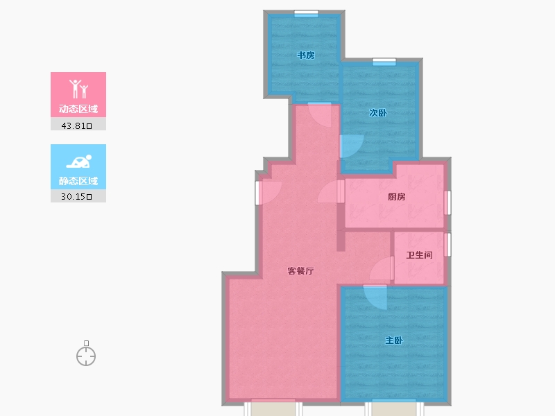 天津-天津市-学韵园-74.00-户型库-动静分区