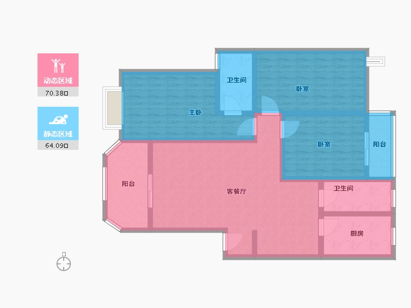 湖北省-宜昌市-云锦花园-120.00-户型库-动静分区