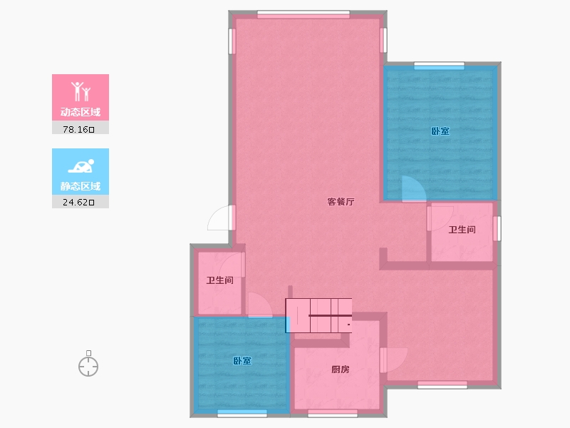 浙江省-丽水市-老竹-300.00-户型库-动静分区