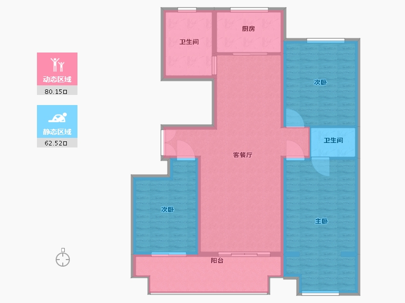 山东省-临沂市-四季长安-130.00-户型库-动静分区