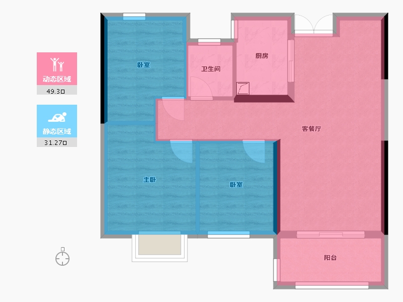 江西省-九江市-通源柴桑郡-78.00-户型库-动静分区