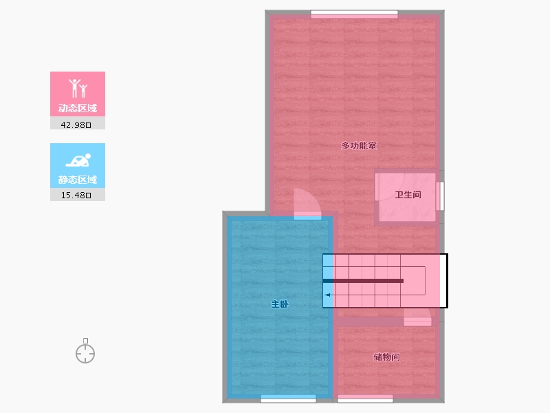 浙江省-丽水市-老竹-120.00-户型库-动静分区