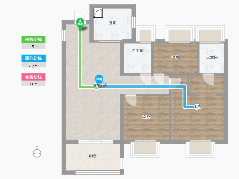 福建省-宁德市-三盛璞悦山河-67.00-户型库-动静线