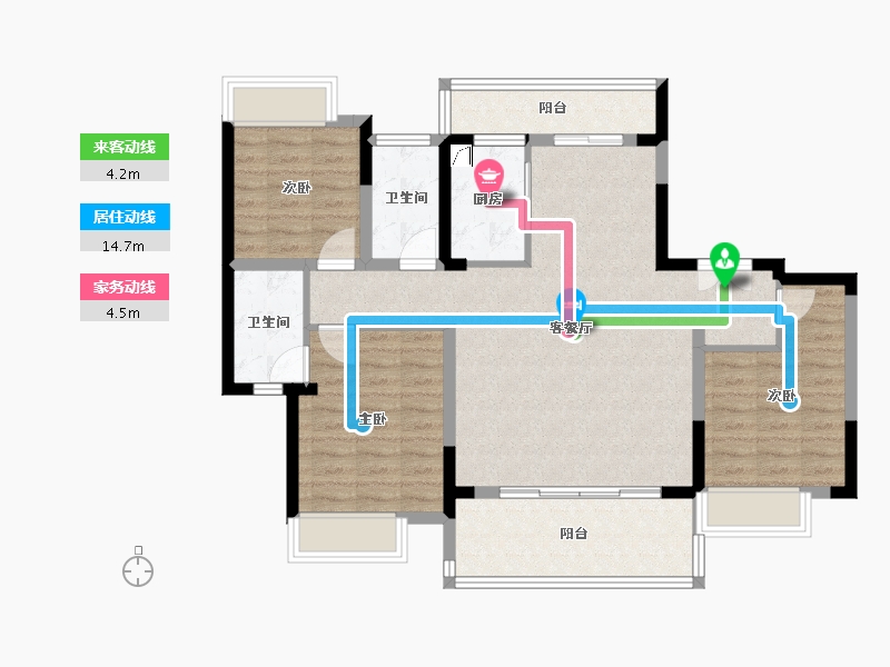 江西省-上饶市-事业编团购商品房-129.00-户型库-动静线