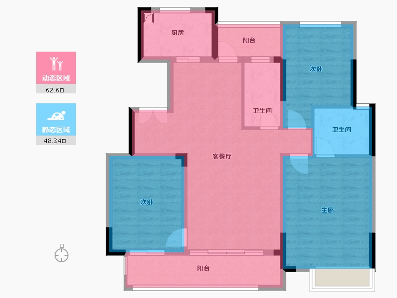 河南省-许昌市-中梁西都府-101.00-户型库-动静分区