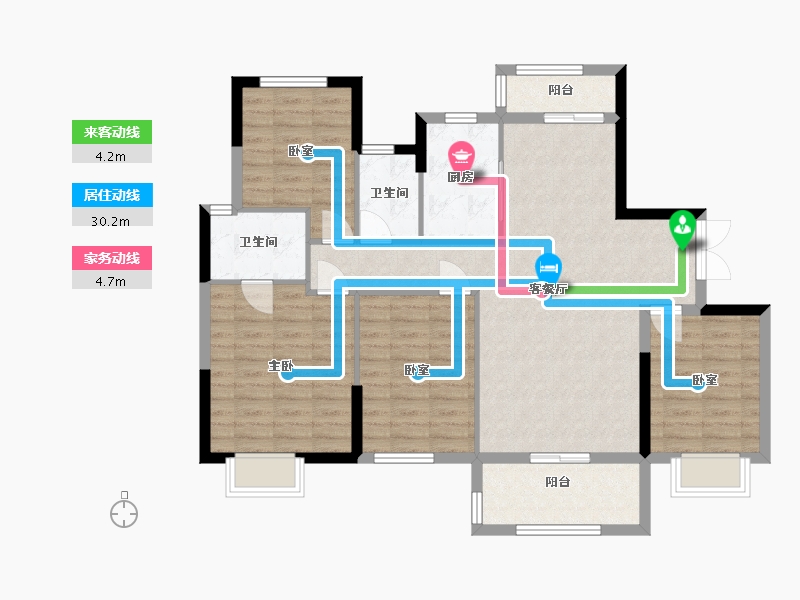 江西省-赣州市-江临天下-141.00-户型库-动静线