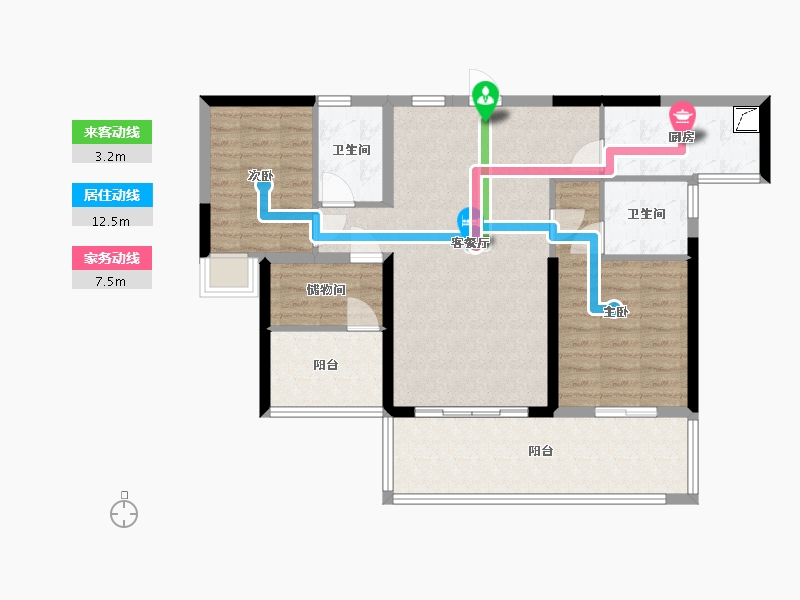 广东省-韶关市-碧桂园天钻-100.00-户型库-动静线