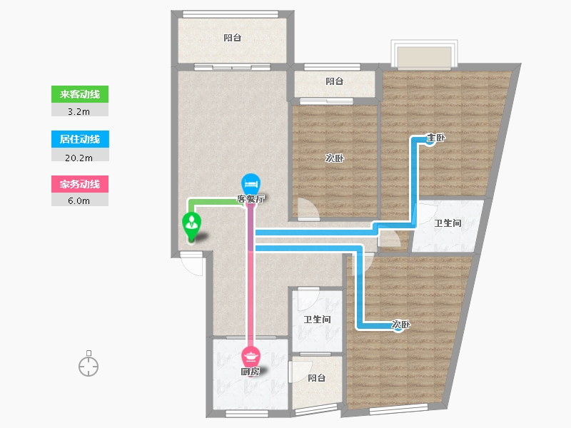 福建省-泉州市-华泰国际新城-120.00-户型库-动静线