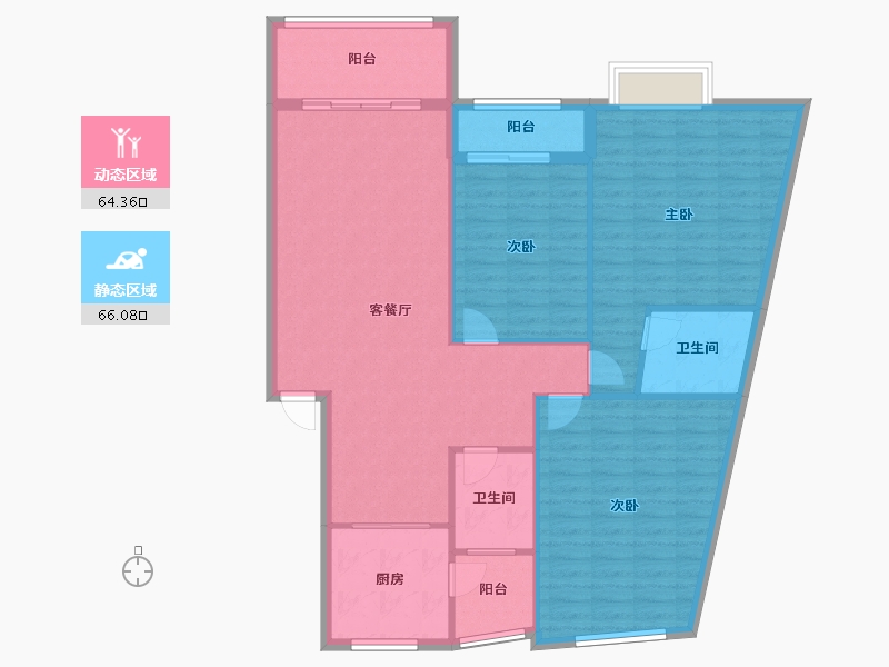 福建省-泉州市-华泰国际新城-120.00-户型库-动静分区