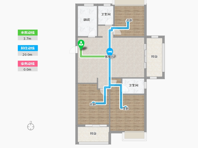 河南省-平顶山市-美好生活家园-109.00-户型库-动静线