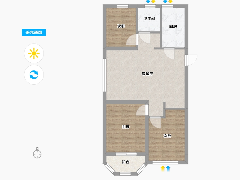 山东省-威海市-万象一品-79.00-户型库-采光通风