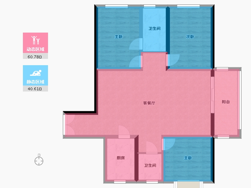 云南省-怒江傈僳族自治州-盛世华城-97.31-户型库-动静分区