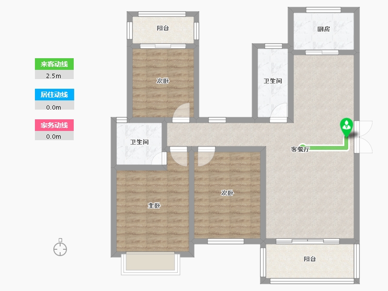 湖南省-邵阳市-上邦华府-120.00-户型库-动静线