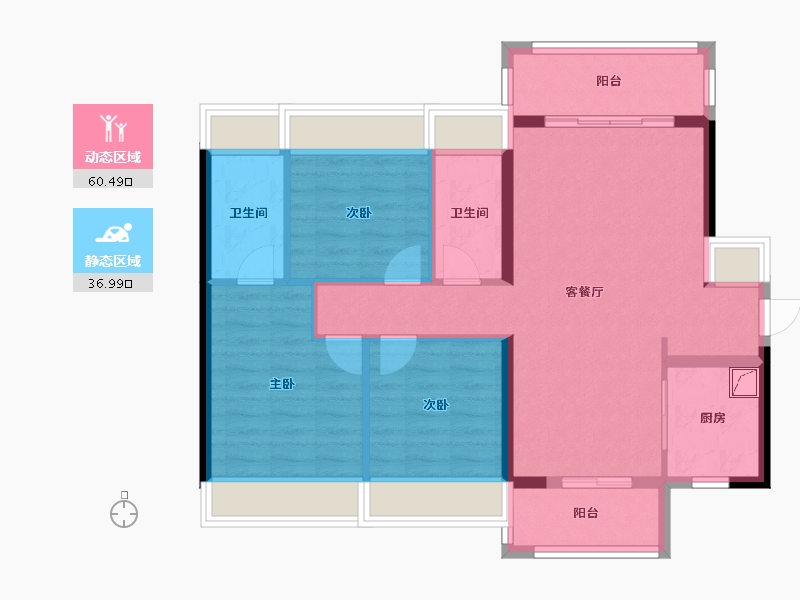 广东省-河源市-河源美的城-96.21-户型库-动静分区