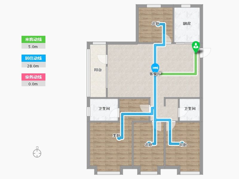 山东省-青岛市-融创·维多利亚湾-98.00-户型库-动静线