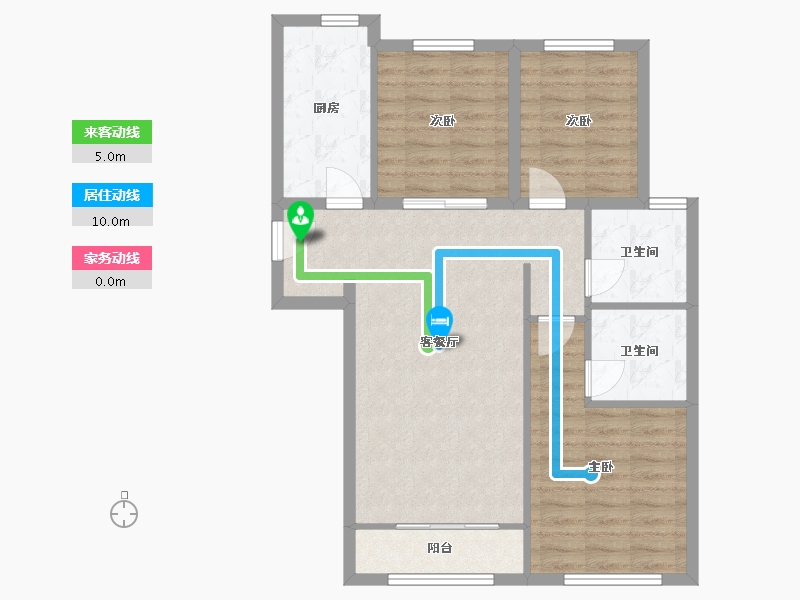 山东省-济南市-融创文旅城-89.00-户型库-动静线