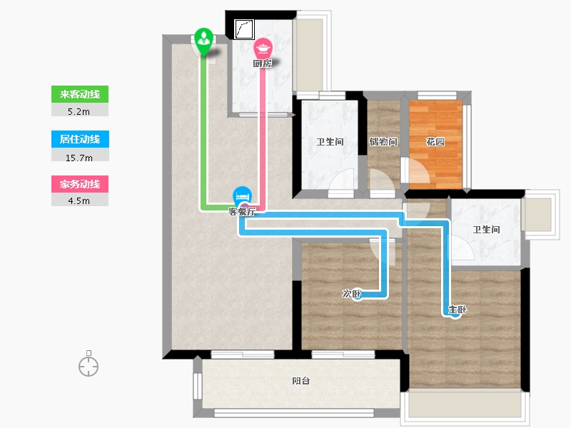 广东省-佛山市-御江南-79.00-户型库-动静线