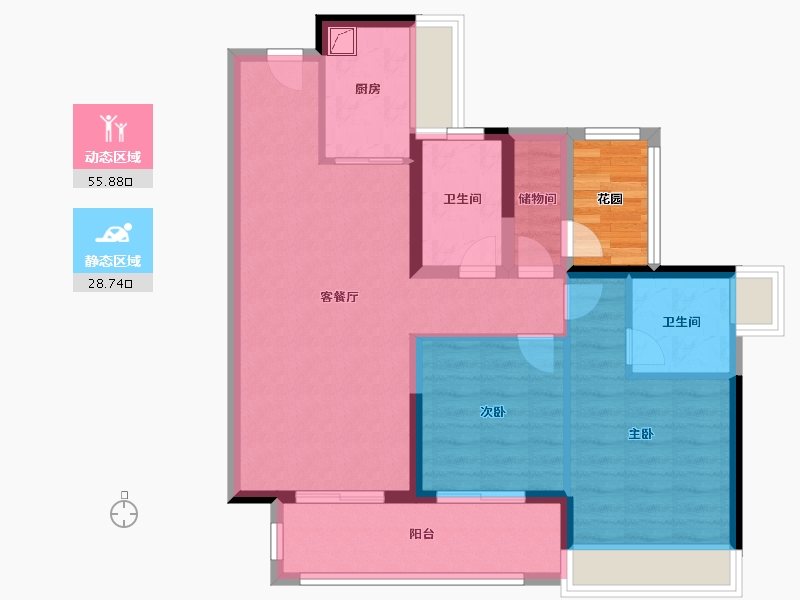 广东省-佛山市-御江南-79.00-户型库-动静分区