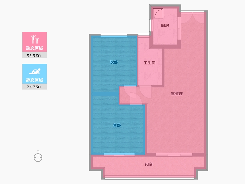 河南省-洛阳市-和昌云庭-70.00-户型库-动静分区