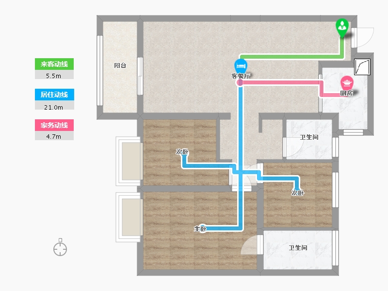 山西省-太原市-中铁诺德城-87.31-户型库-动静线