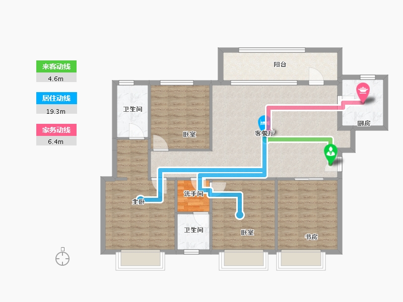 山东省-威海市-华发九龙湾-121.38-户型库-动静线