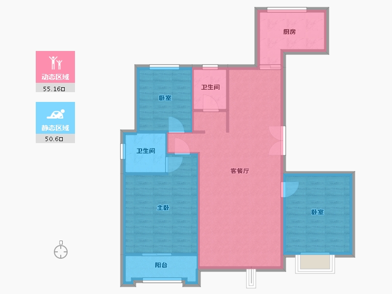 山西省-运城市-天泰邑北苑-110.00-户型库-动静分区