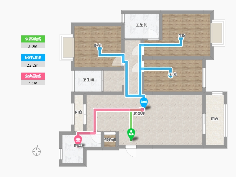 江西省-吉安市-创业佳园-100.00-户型库-动静线