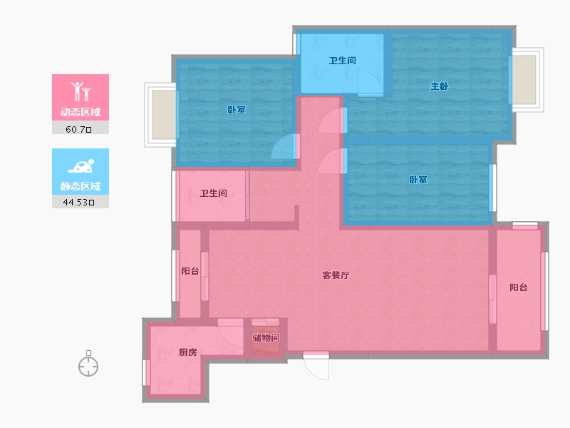 江西省-吉安市-创业佳园-100.00-户型库-动静分区