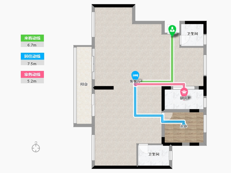 福建省-泉州市-百宏御江南-113.00-户型库-动静线