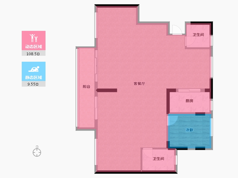 福建省-泉州市-百宏御江南-113.00-户型库-动静分区