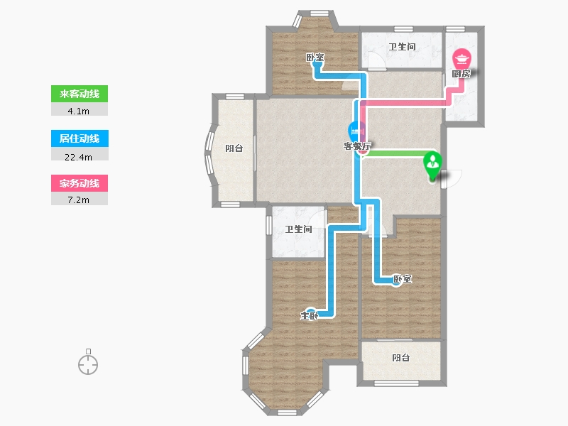 山东省-潍坊市-中南世纪城-120.00-户型库-动静线