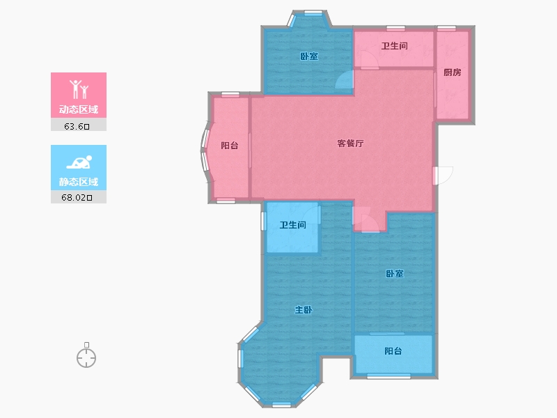 山东省-潍坊市-中南世纪城-120.00-户型库-动静分区